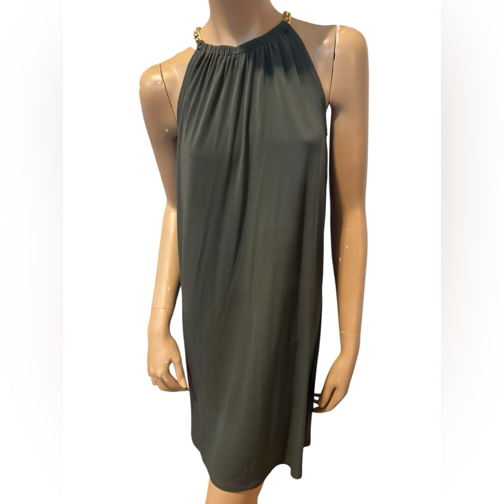 Michael Kors Chain Halter Dress